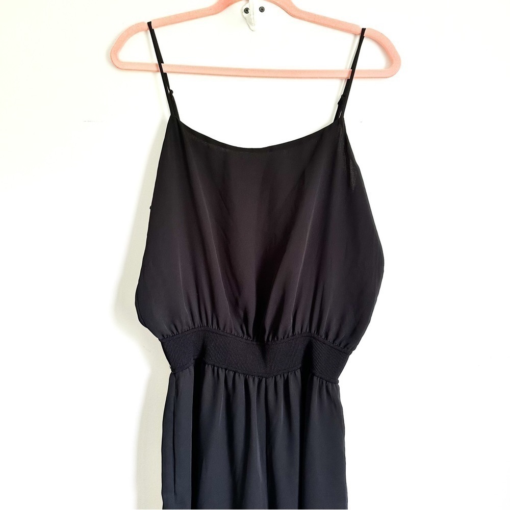 Aritzia Babaton Black Scala Wide leg Jumpsuit Flowy Black sz Medium - Picture 9 of 16